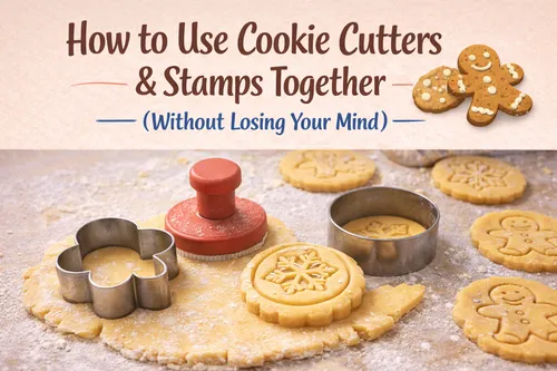 Featured image for blog post: How to Use Cookie Cutters and Stamps Together | Simple Guide