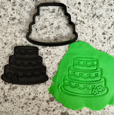Wedding Dress Cookie Cutter & Stamp