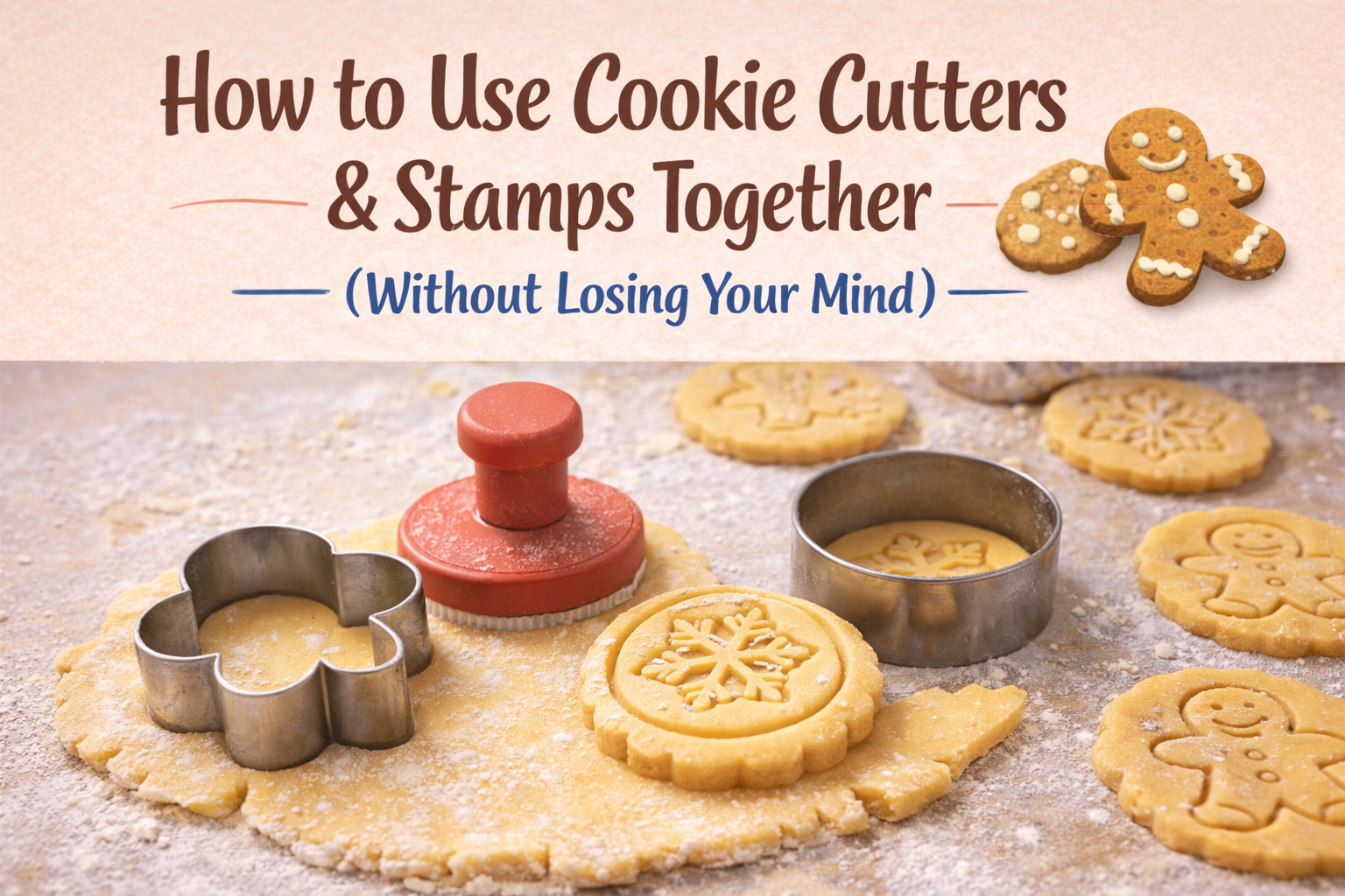 How to Use Cookie Cutters and Stamps Together (Without Losing Your Mind)